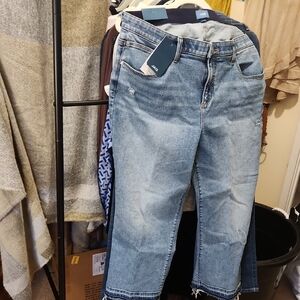 Jag Jeans Cropped Denim in Light Blue